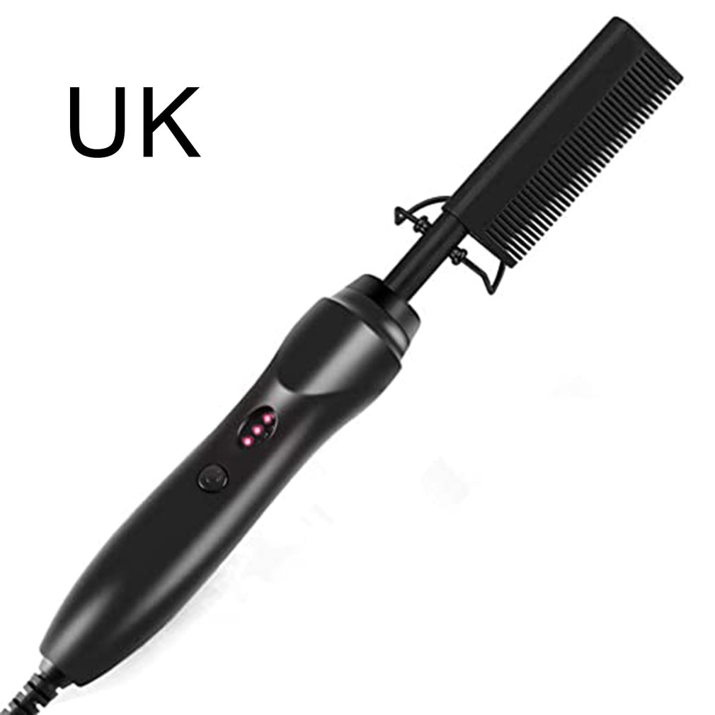 2 in 1 Electric Hair Curler Wet And Dry Hair Curler Household Volume Straight Multi-function Bangs Electric Coil Comb