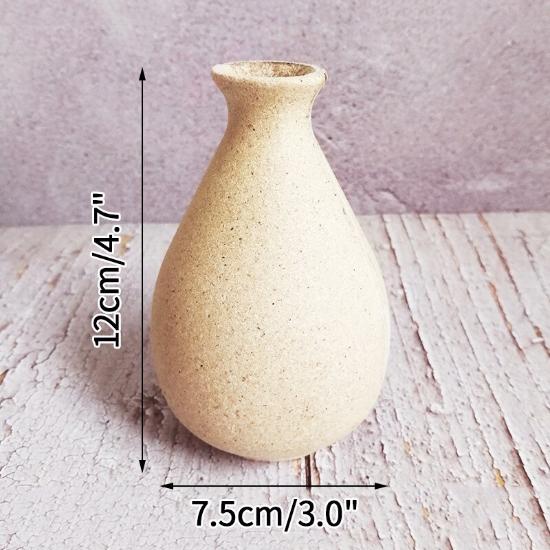 Ins træ miljøvenlig vase blomsterarrangement flaske desktop dekorative vaser enkle praktiske bordpynt boligindretning: Vase  s2