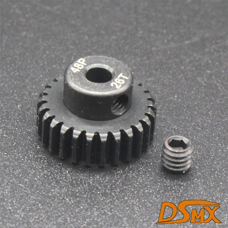 Metal GearBox Set With Gear For RC 1/10 Rock Crawler HSP 94180 18024 RGT EX86100: 48P-26T