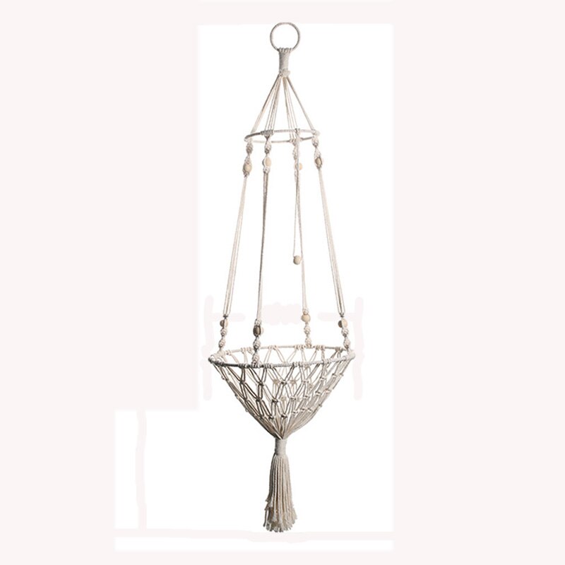 Kot wiszący kosz bawełniany ręcznie tkany kotek hamak makrama łóżko-huśtawka gniazdo kota nici zabawkowe zwierzątko łóżko dom dla kotów akcesoria dla zwierząt: Shape1