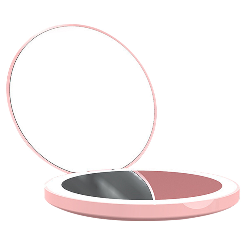 1 Set Dual-sided LED Makeup Mirror Foldable Mirror Magnifying Mirror