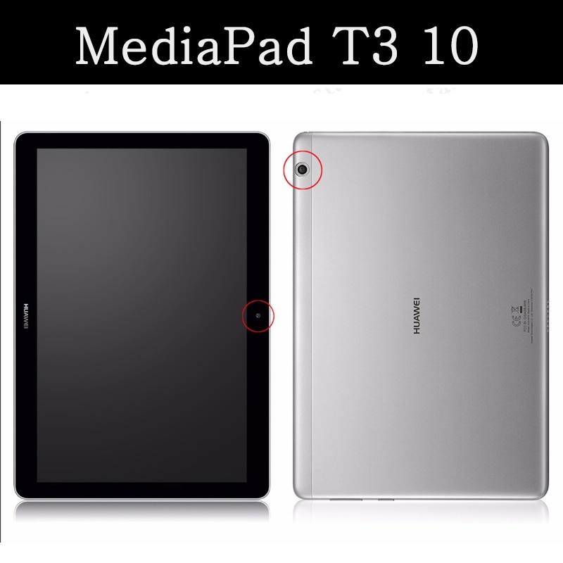 Flip case For Huawei MediaPad T3 10 AGS-W09 AGS-L09 AGS-L03 9.6 Tablet Funda Cover for Huawei T3 10 Honor Play Pad 2 9.6 cases