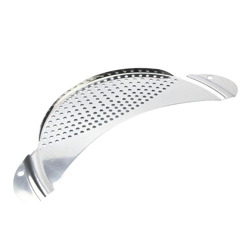 Olla colador de acero inoxidable Pasta Spaghetti herramienta de drenaje práctico olla colador escurridor de sartén para el hogar cocina fácil drenaje