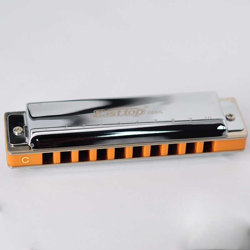 Ten Hole Blues Harmonica 10 Hole Paddy Harmonica Beginner Adult Performance Level