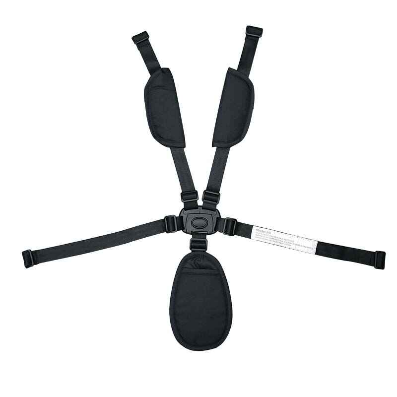 Cinto de segurança para cadeira de bebê, para carrinho de bebê yoya plus babyyoya yoyayoyo vovo tianrui acessórios para bebê: yoya  plus black