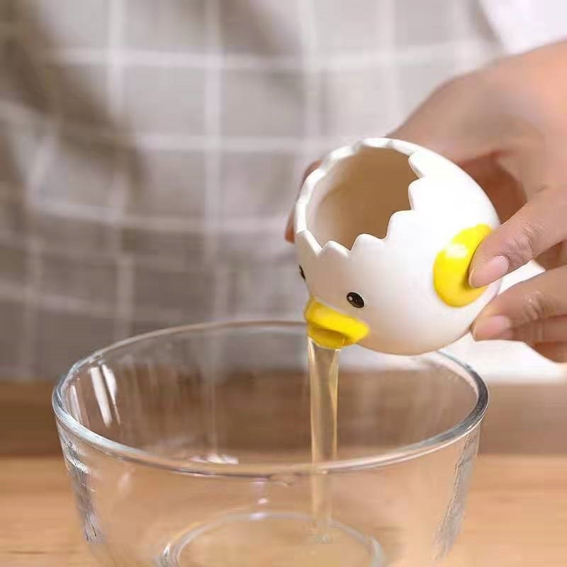Tegneserie keramiske ægdelere æggeblomme hvid separator køkkenudstyr bageværktøj til køkkenforsyninger til hjemmet