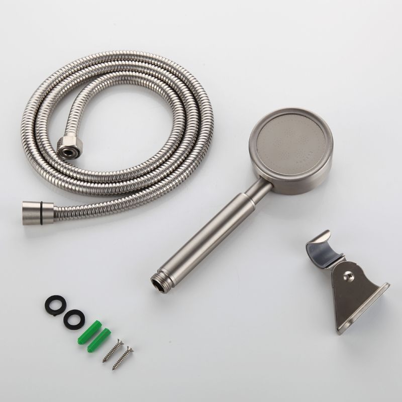 Bathroom Shower Faucet Set Stainless Steel Triple Bathtub Shower Faucet Bathtub Water Mixer Valve Nozzle Tap and Cold Water: 01