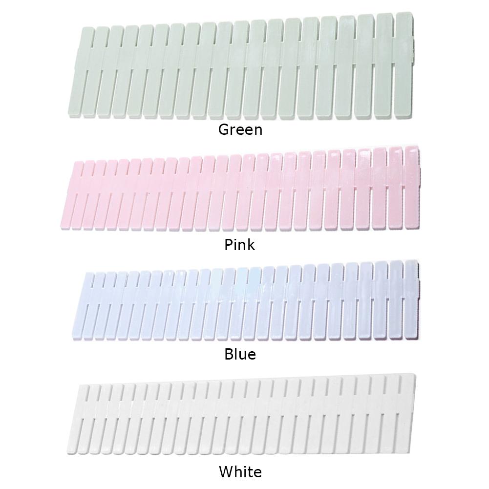4pcs/8pcsDIY Drawer Divider Household Storage Organizer Partition Board for Socks Underwear Organize the grid Drawer partition