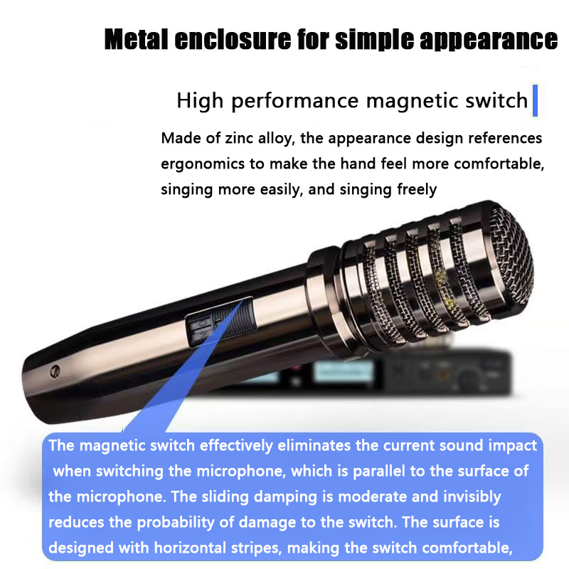 Professionele multifunctionele dynamische microfoon Handheld bedrade karaoke Studio zangmicrofoon KTV Show Live podiummicrofoon