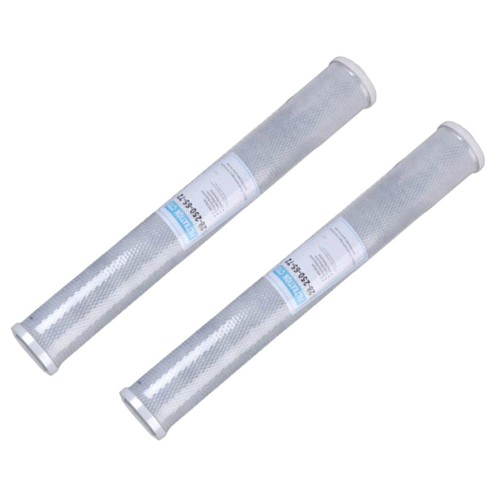 2 Pieces 20 inch Water Purifier Filter Granular Activated Carbon Filter CTO Compressed Carbon Reverse Osmosis