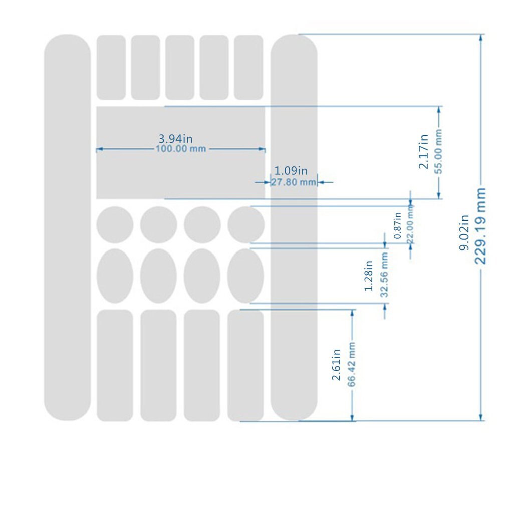 Fiets Sticker Scratch Preventie Neushoorn Lederen Sticker Fietsketting Protector Bescherming Frame Sticker Anti-Kras