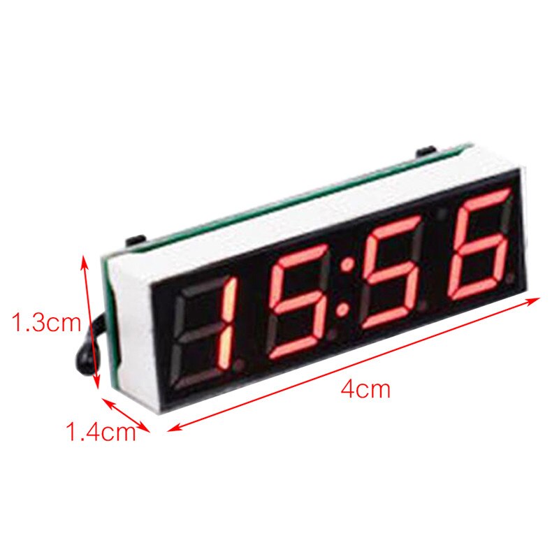 Rood/blauw/groen led-display mini digitale 3.8v-30v voltmeter tester spanningspaneelmeter voor elektromobiel motorfiets auto #292364