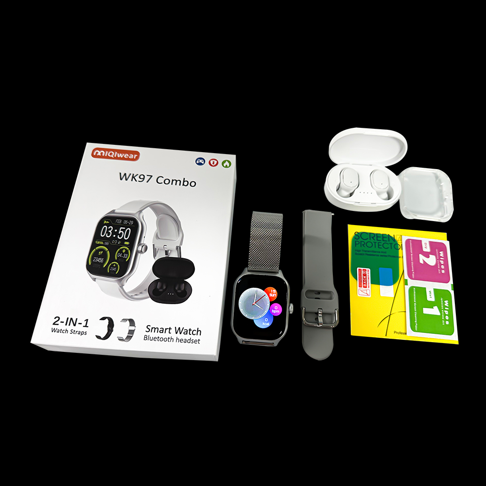 Nouvelle montre intelligente 2,3 pouces Bluetooth appel activité tracker montre intelligente pour hommes et femmes sommeil montre de détection de fréquence cardiaque: GRIS