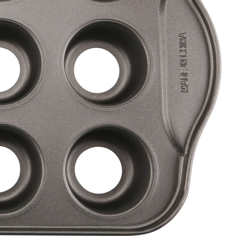 12 mini bakvormen voor cheesecakes, cupcakes, bakvorm met antiaanbaklaag, bakvorm van koolstofstaal, bakgerei en accessoires