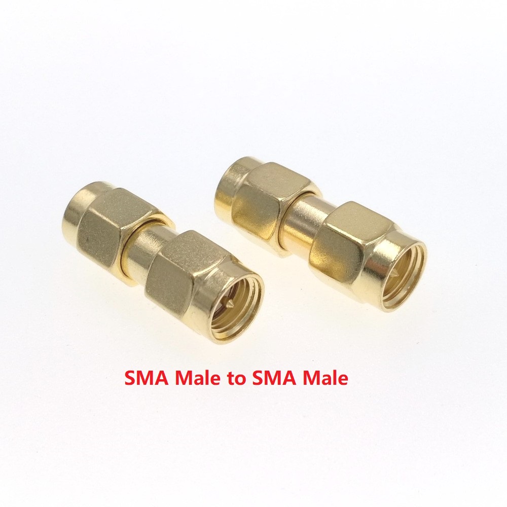 SMA Male Female RF Coaxial Adapter Connector Straight Right Angle T Type Splitter Goldplated: MULTI