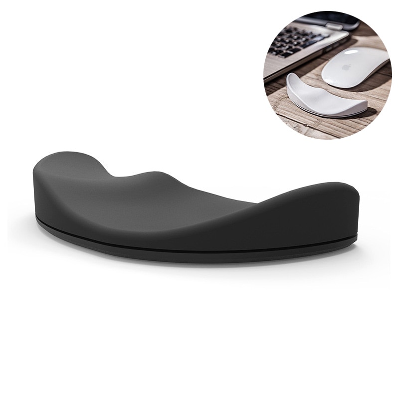 Ergonomische Maus Pad Handgelenk Pad Silikon Gel nicht-Unterhose rationalisieren Handgelenk Rest Unterstützung Matte Computer Mousepad für Büro Spielen PC