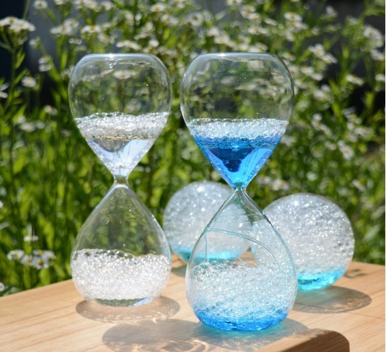 1pc drömbubbla timglas timglas ampulheta hantverk sandklocka timglas timer  jy 1193