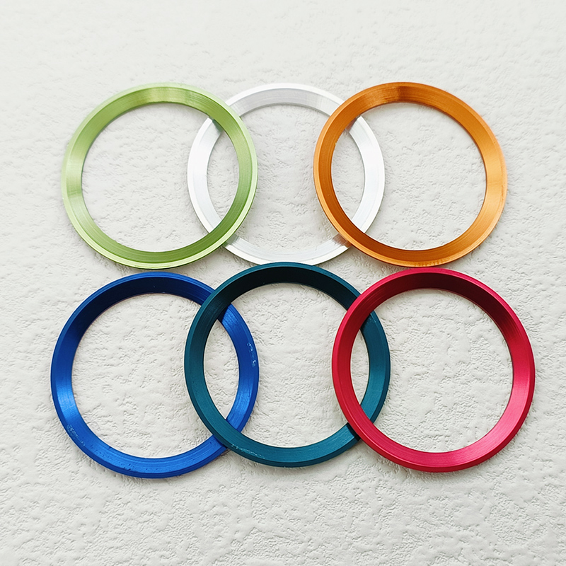 38Mm Gebogen Aluminium Horloge Bezel Insert Ring Past Nh35 Nh36 Skx007 Skx009 Gmt Sub Horloge Case 2-22 Horloge Ring Vervangt Onderdelen