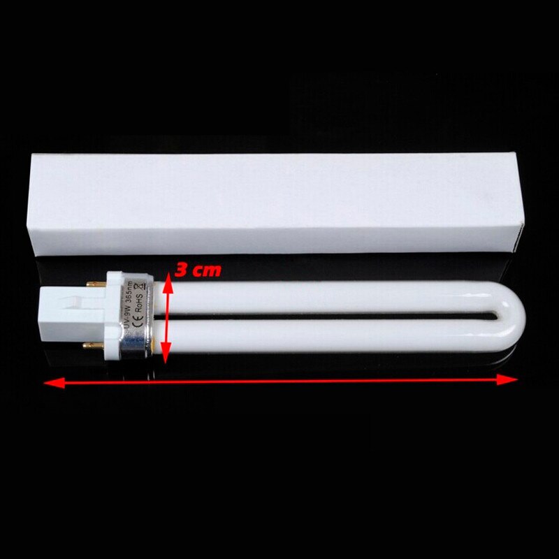 2 Stuk Uv 9W 365nm U-vorm Uv Led Lamp Voor Nagels ... – Grandado