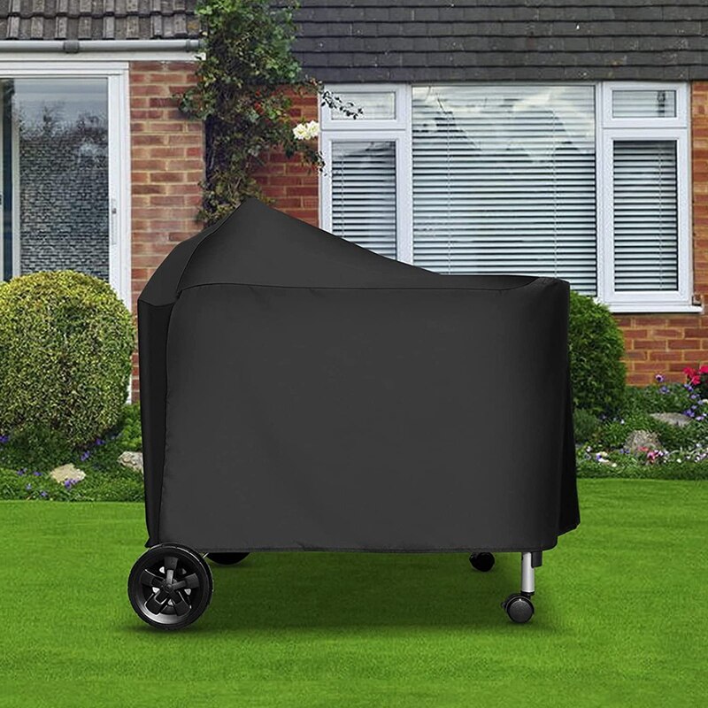 -Waterproof BBQ Grill Protective Cover For Weber 7152 Charcoal Grills Outdoor Camping BBQ Accessories 124X65x101cm