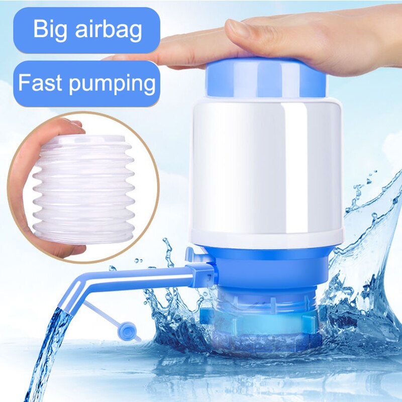 Portable Hand Pressure Water Dispenser Manual Drinking Water Dispenser Kitchen camping, family, school, office Drinking Tools
