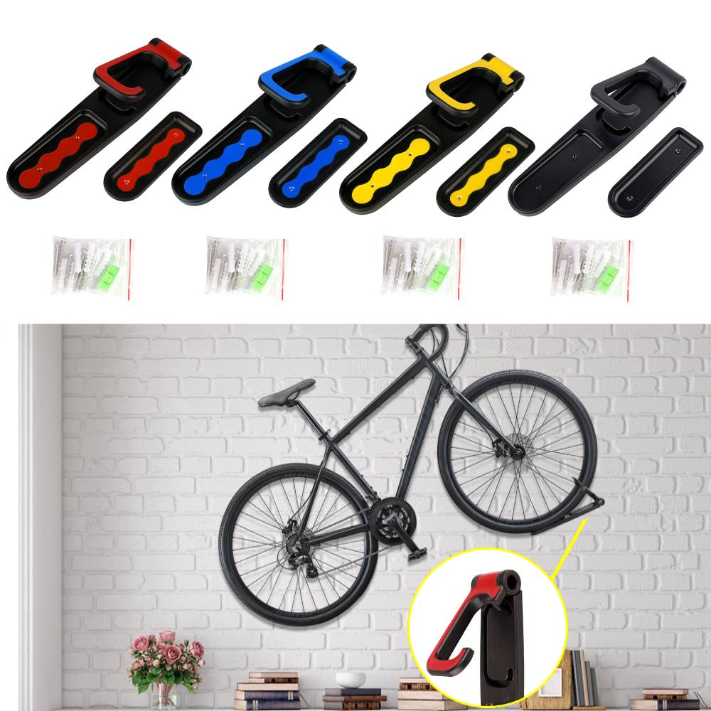 Bike Wall Mount Practical Mountain Bicycle Wall Mounted Storage Rack Hanger Vertical Indoor Storage Bikes Hanger Rack for Garage