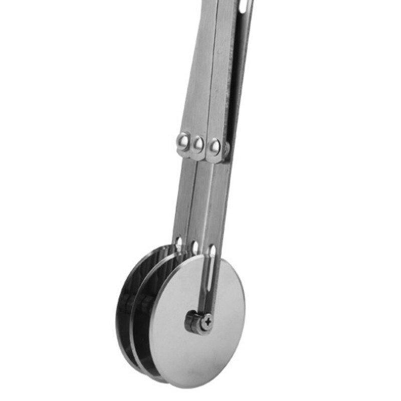 Rvs Deeg Divider Cutter Side Pasta Mes Flexibele Roller Blade Gebak Pizza Dunschiller Bakken Tool