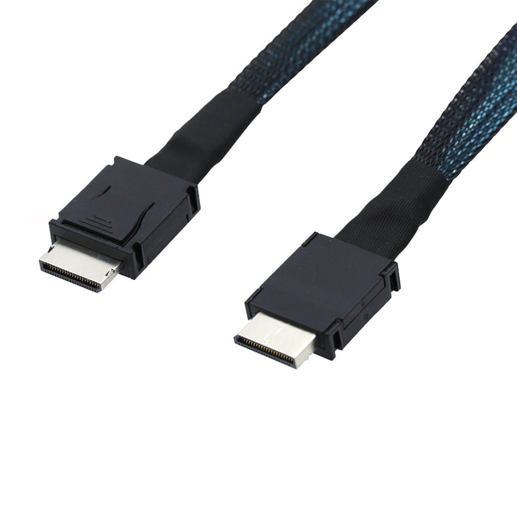 PCIE Oculink SFF 8611 4I Naar MINI SAS SFF-8611 4I Server Super Speed Kabel Data Verlengkabel Man-Man Data Transfer lijn