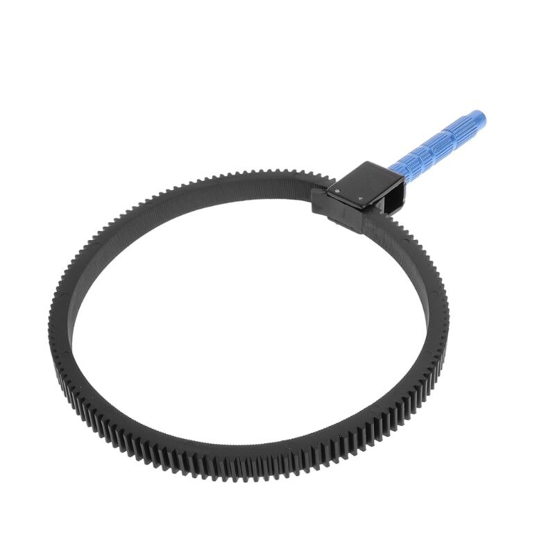 Cinto de anel de engrenagem flexível manual ajustável para câmera dslr siga lente zoom foco l41f