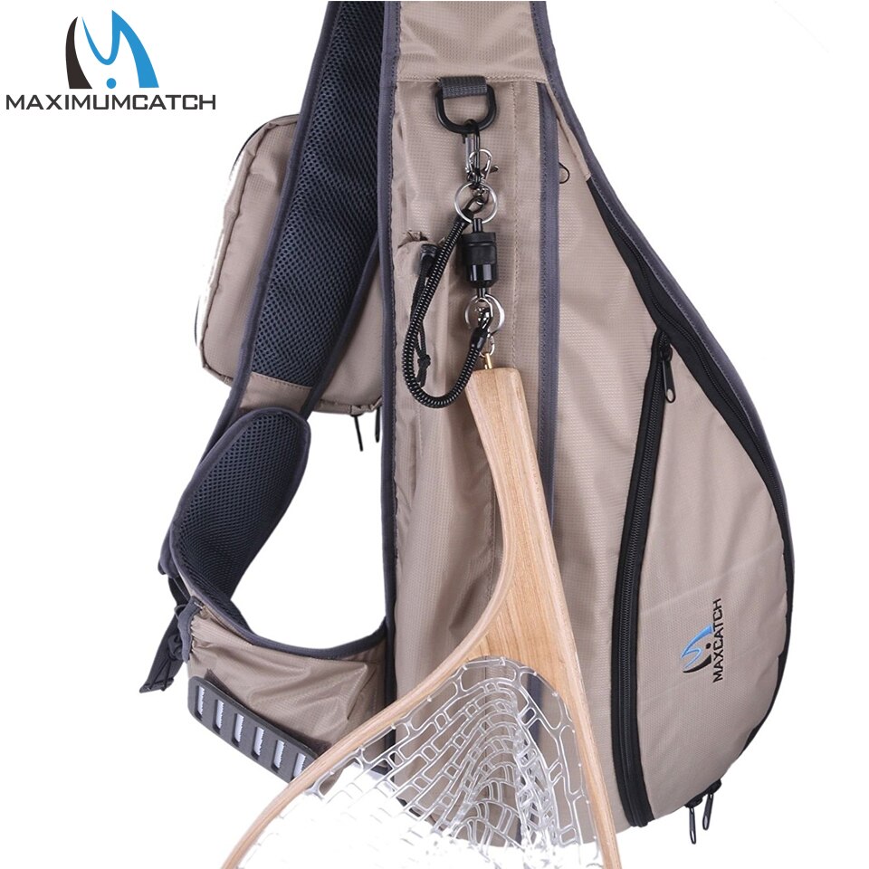 Maximumcatch Tenkara Fishing Bag Fly Fishing Sling Pack Adjustable Size