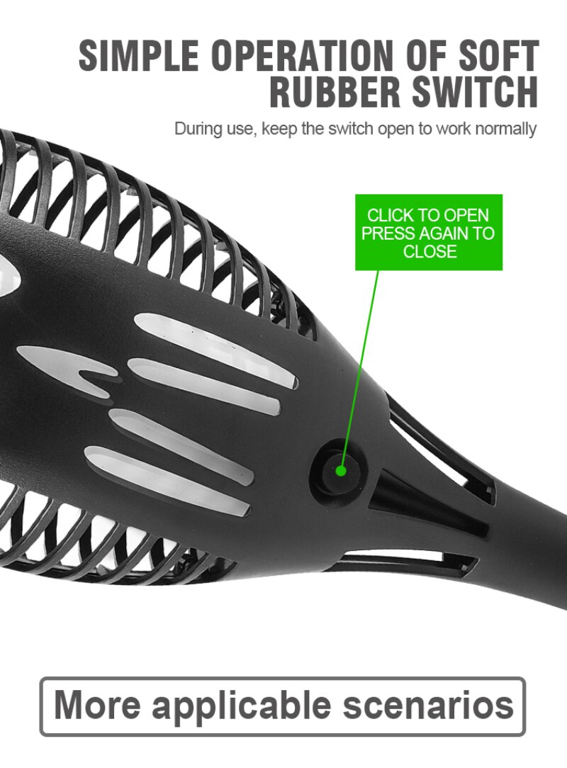 12/96 LED Lustige Solar- Taschenlampe Lichter Flackern Beleuchtung Flamme Garten Lampe Straße Lampe Wasserdichte Hohe Energie Mit Licht Pol
