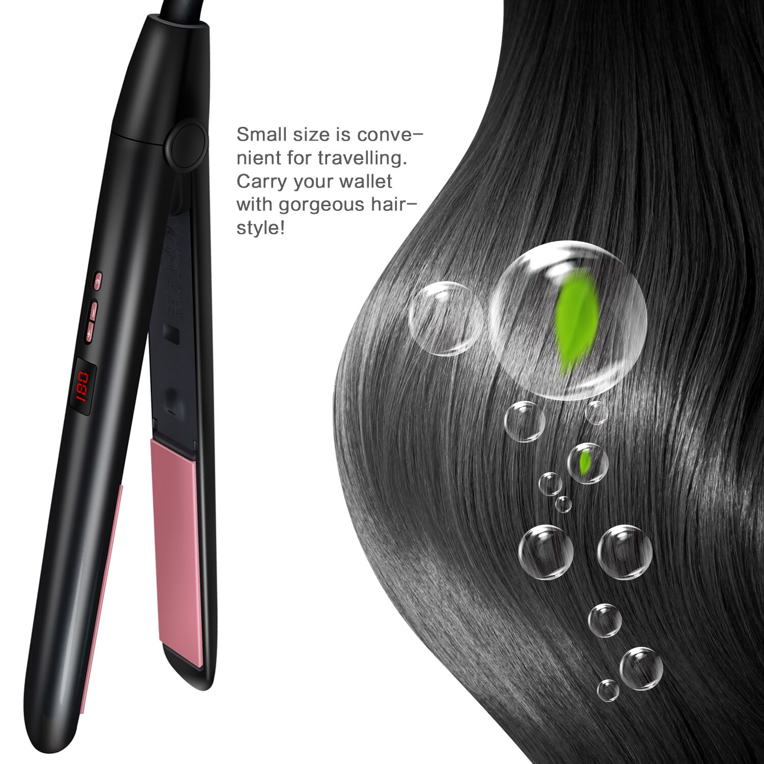 Flat Iron Hair Straightener Straightening Iron Tongs Ironing For Hair Styling Plank Crimper Styler Curling Iron