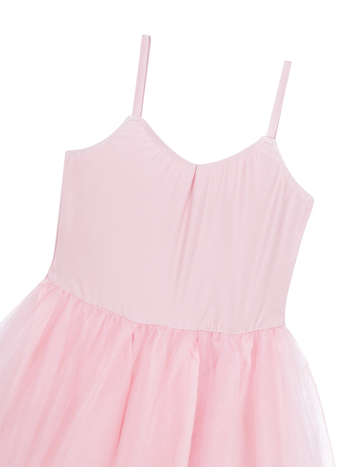 Children's Ballet Tutu Romantic Style Long Tutu Ballet Dance Costumes Ballerina Dress with Ruffled Arm Sleeves for Performance