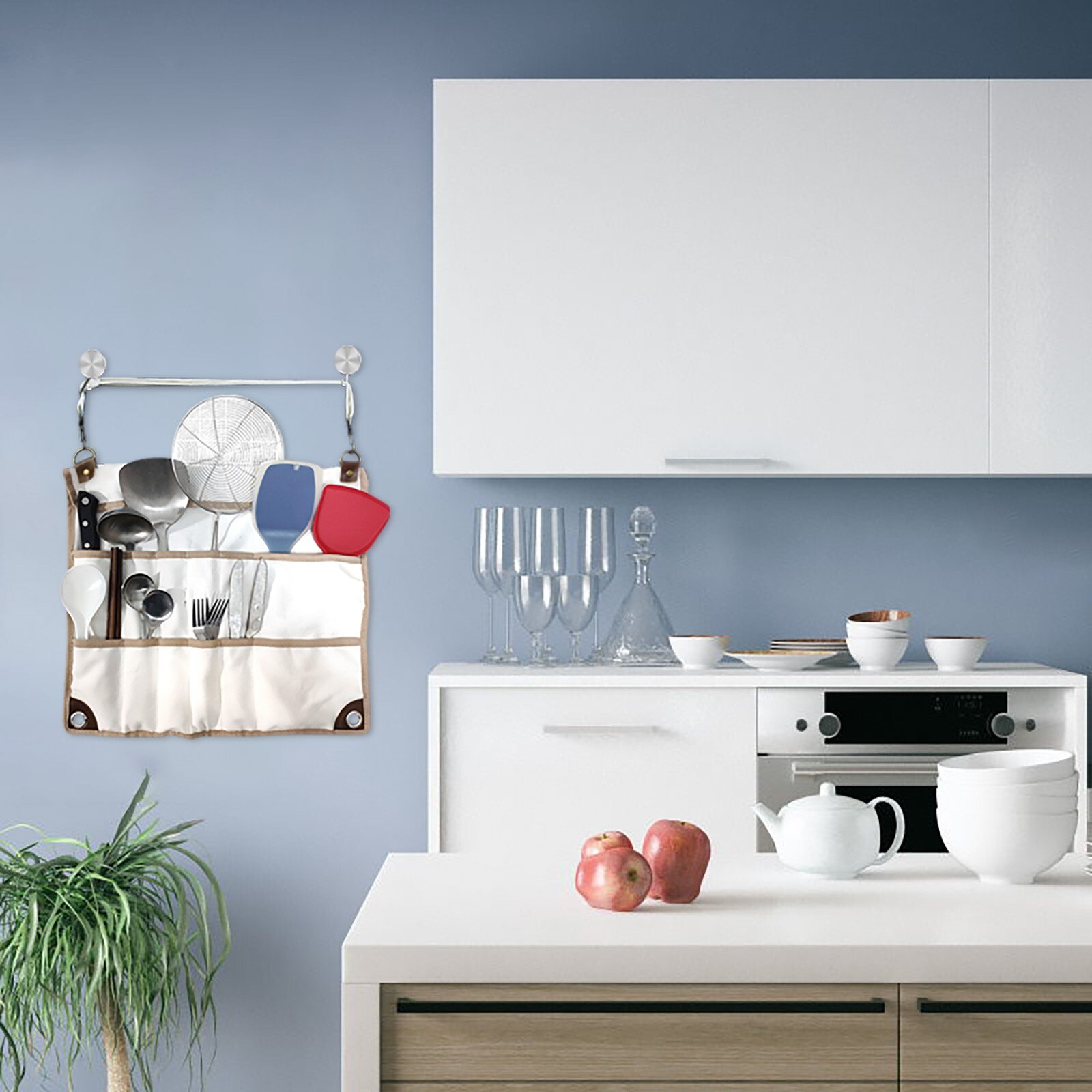 40# Camping Tableware Storage Bag Portable Cooking Utensil Bag Travel For Bbq Hiking Organizer Multi Compartment Organizador