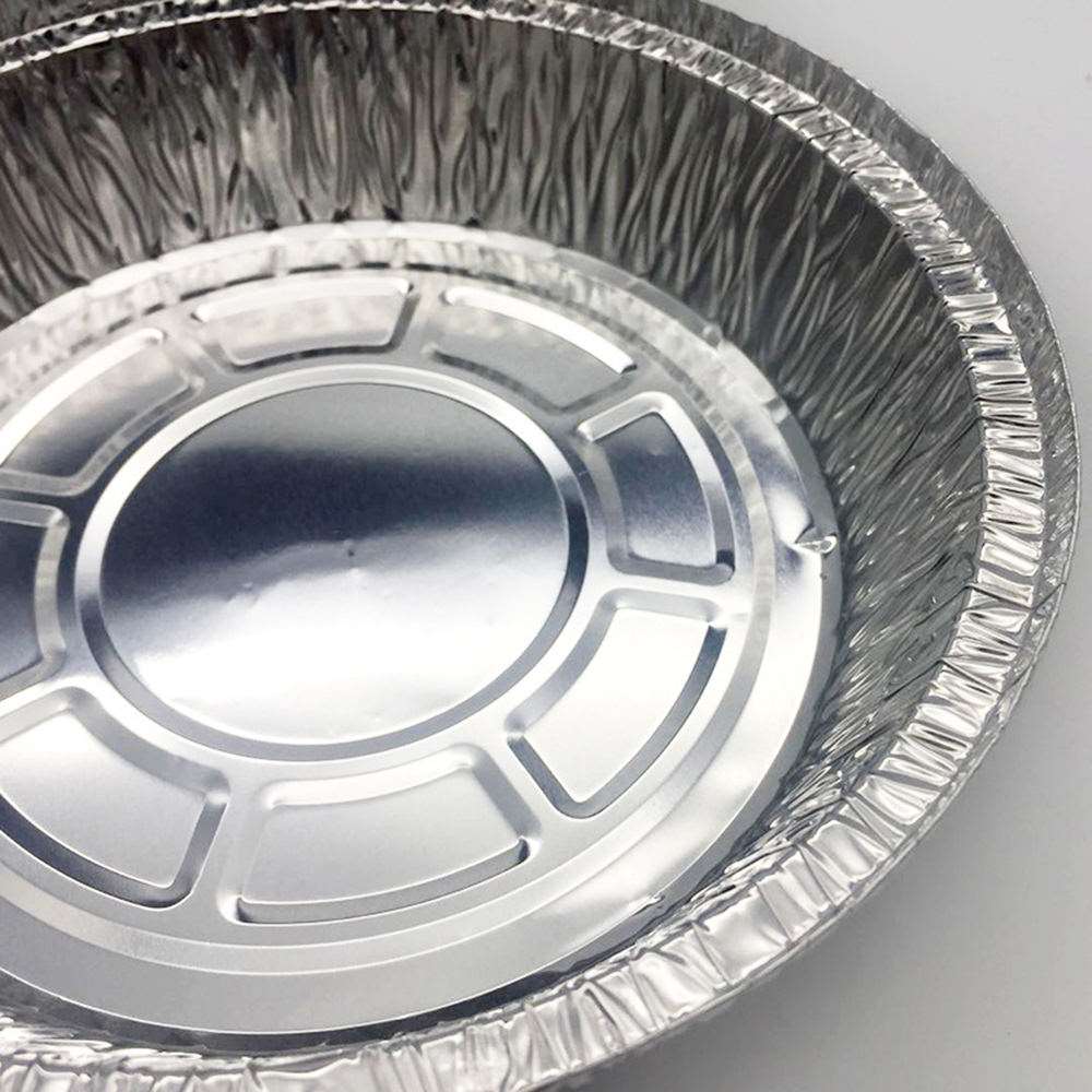 20 Pcs/Set 9 Inch Aluminum Foil Round Disposable BBQ Tray Tin Foil Bowls Pie Pans DIY Homemade Cakes Pies Tools Kitchen Supplies