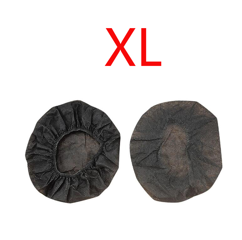 Oorkussens Stofkap Voor Hoofdtelefoon Internet Cafe Headset Wegwerp Niet-geweven Kussens Covers Beschermende: Black