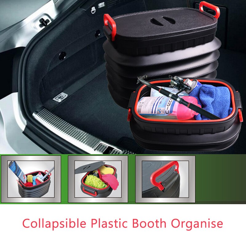 ZD 1X Kofferraum aufbewahrungsbox Multifunktions Faltbare 18L Für Kia rio ceed cerato Alfa Romeo Subaru Förster impreza zubehör