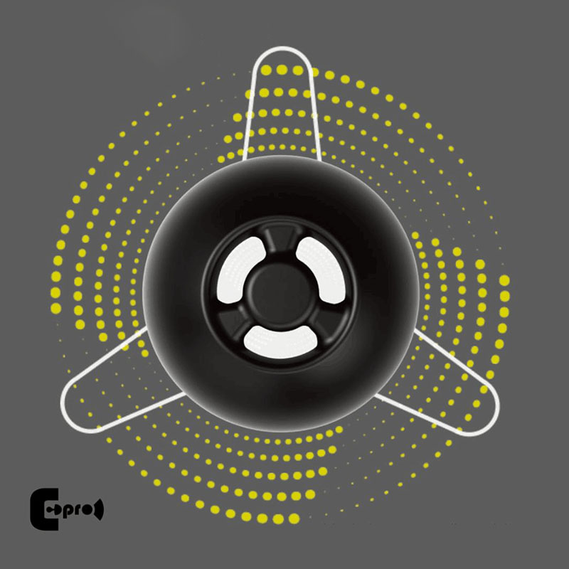 ePro Propeller Pro01 S/M/L Size Replacement Silicone Eartips with Phase Plug and Cone for 3.9-5mm In-Ear Earphone (3 Pairs)