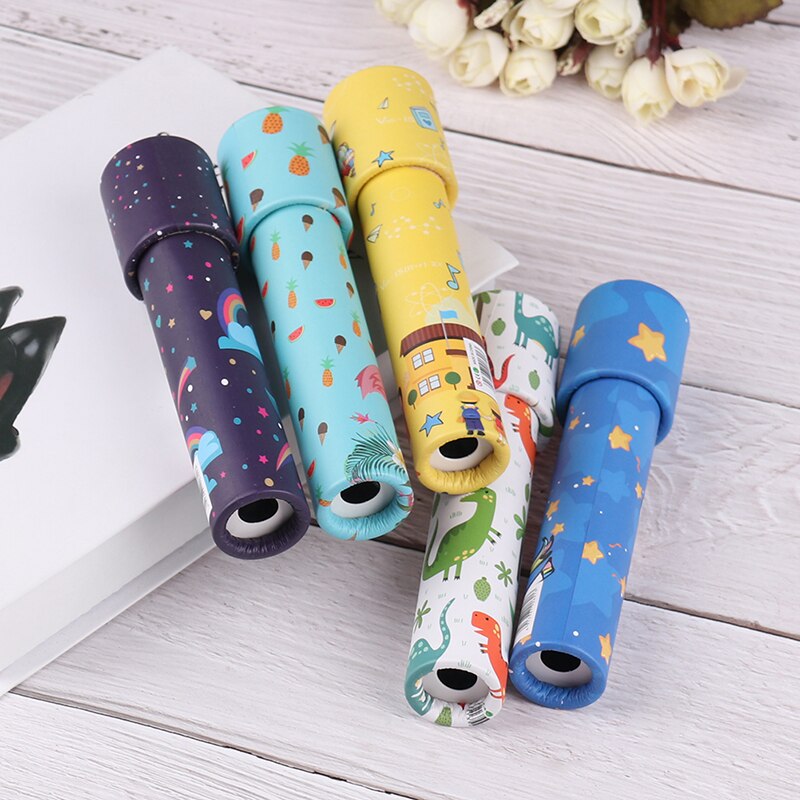 Rotating Kaleidoscope Magic Classic Educational Toys for Kids Imaginative Cartoon Children Interactive Logical