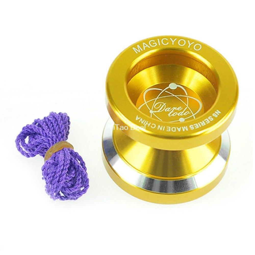 Yoyo Ball Gloden N8, juguete de aleación de aluminio, YoYo mágico