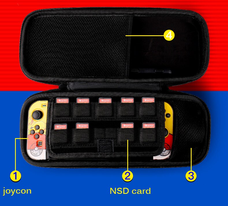 Travel Storage Bag for Nintendo Switch Waterproof Protective Hard Carrying Case Box for NS NX Nitendo Switch Console Accessories