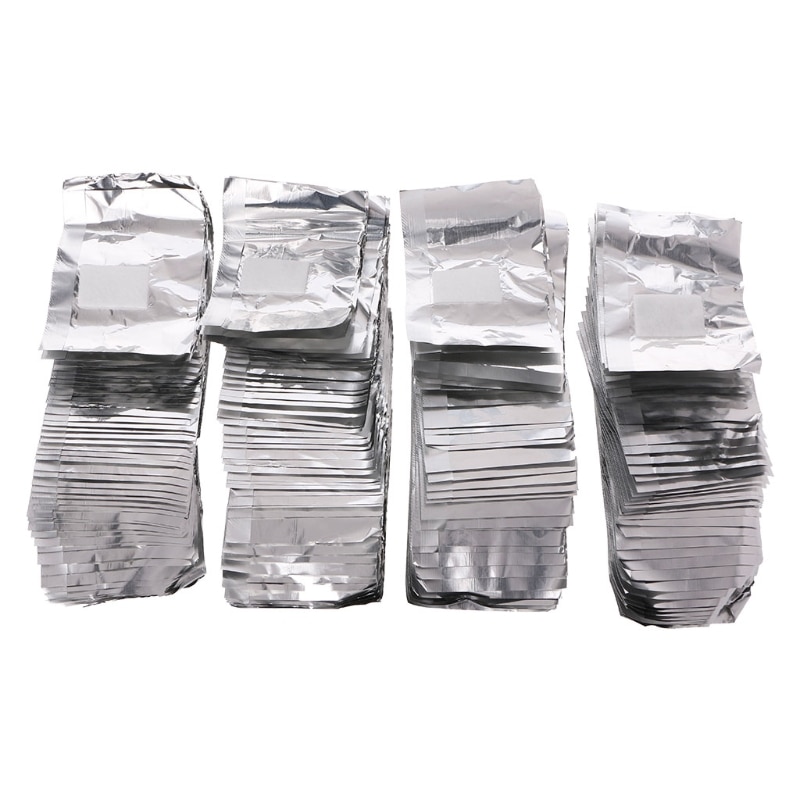 50 stks Aluminium Foil Nail Art Losweken Acryl Gel Polish Nail Wraps Remover