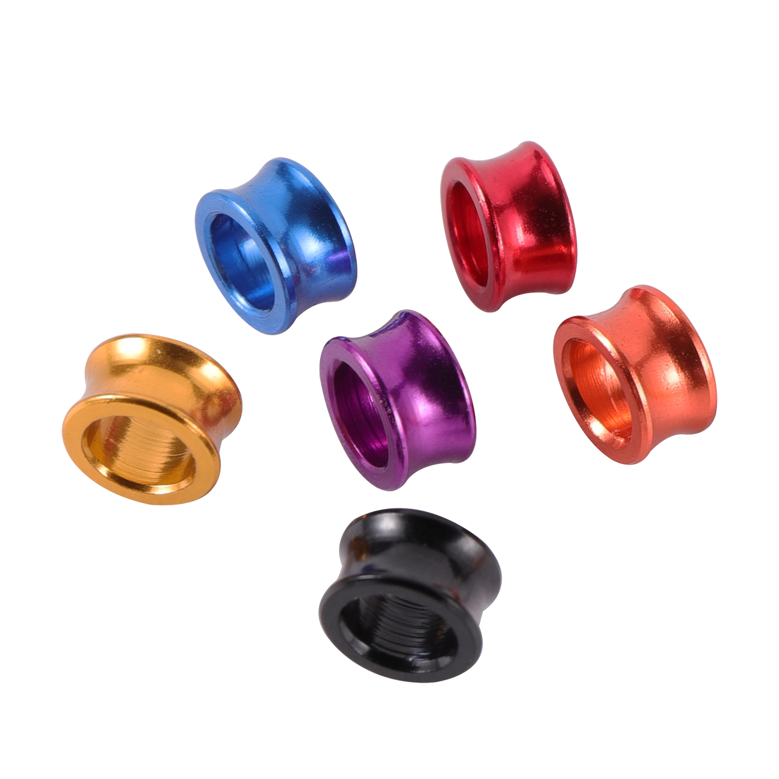 50 Stuks Papegaai Voet Ringen Zonder Woorden Vogel Aluminium Ring Binnendiameter 4/4.7/5/6/7Mm Duif Markering Voetringen 6 Kleuren Gemengd