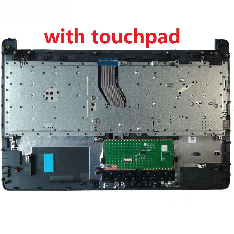 Spanskt tangentbord för bärbar dator för  hp 15-bs 15-bs015dx 15-bs573tx 15-bs007tx tpn -c129 925008-001 pk132043 a 00 handledsstöd övre skal