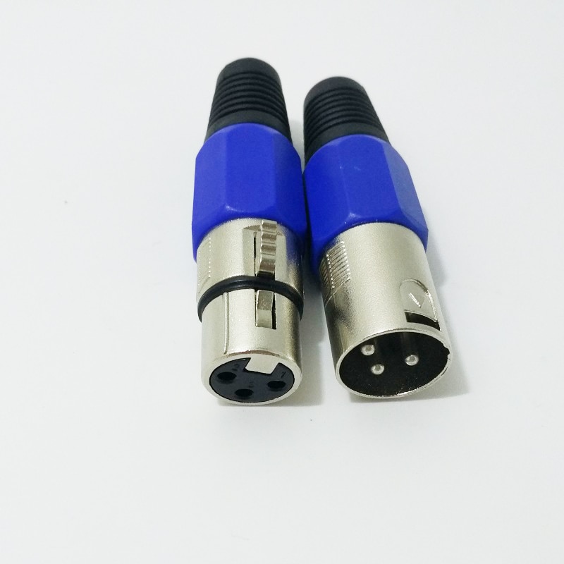 Right Angle 90 Degree Alloy Metal 3 Pin XLR Male Female plug Microphone Solder Audio Converter Plug for Microphone Plug