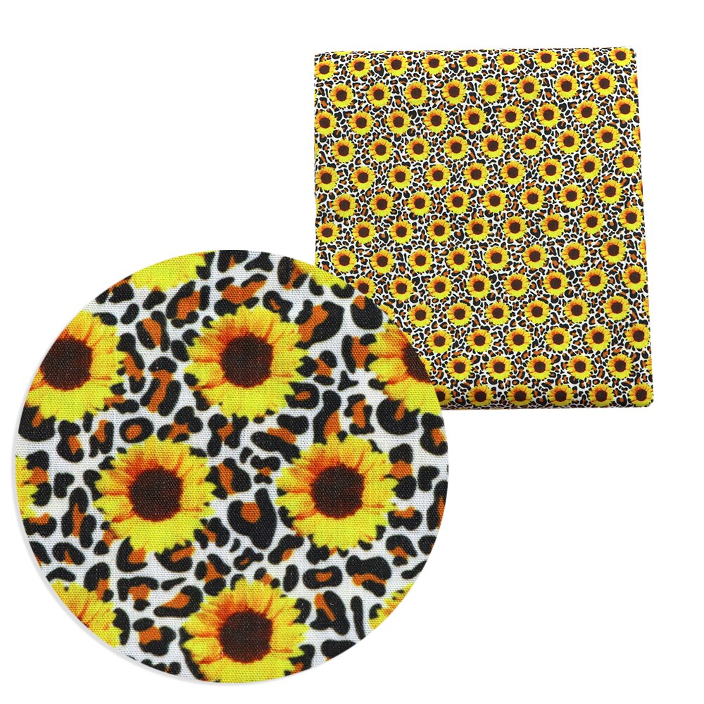 50*145cm Sunflower Summer Polyester Cotton Fabric for Tissue Kids Home Textile Sewing Doll Clothes Wedding Dress,1Yc18475: 1102053