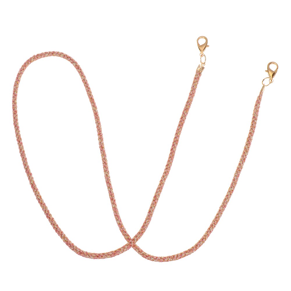 1 stuk masker houder riem anti-verloren bril ketting leesbril ketting lanyard unisex zonnebril touw clip vast brilmontuur: pink