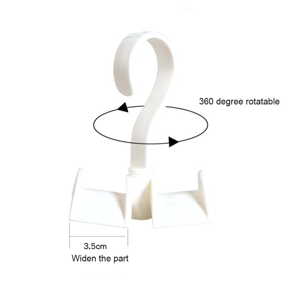 Husholdningsstativ hjemmebrug solid 360 ° roterende håndtaske bøjleholderholder til tøjgarderobe solid 2020