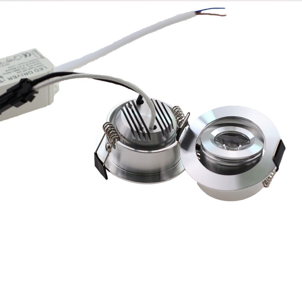 Aluminium Plafond Lamp Led Spot Led Downlight 3W Sieraden Display Plafond Verzonken Kabinet Spot Lamp Voor Thuis/Indoor