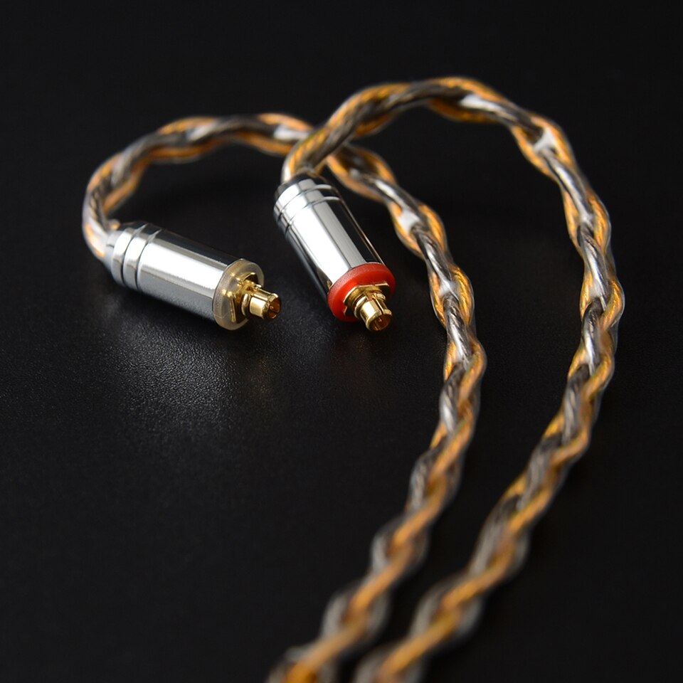 Nicehck  c8-1 8 core verzilverde 2.5/3.5/4.4mm gebalanceerde kabel  to 0.75 0.78 2 pin/mmcx connector hifi upgrade kabel voor  db3 tfz